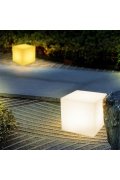 Lampa ogrodowa kostka CUBIC LED M RGBW 16 kolorów 35 cm