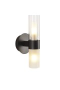 Lampa ścienna CANDELA czarna 31 cm