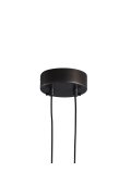 Lampa wisząca AMICI led czarno złota 27 cm