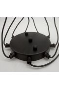 Lampa wisząca LINEA-9 czarna