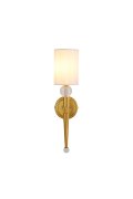 Lampa ścienna DAMA złota 52 cm glamour