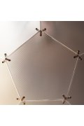 Lampa wisząca DOME półtransparentna 80 cm