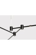 Lampa wisząca ASTRONOMY-3 czarna 175 cm