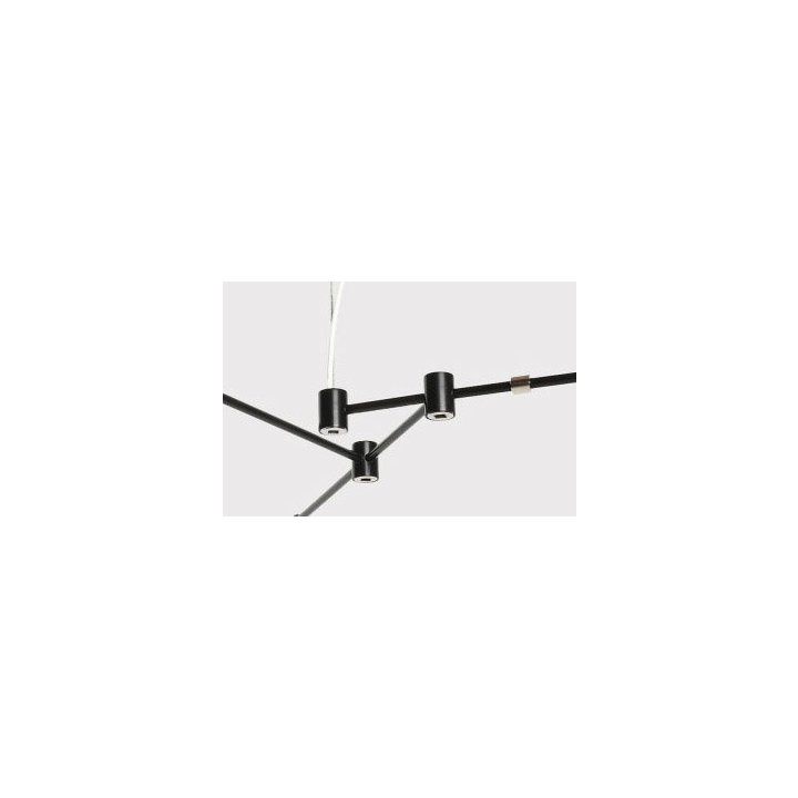 Lampa wisząca ASTRONOMY-3 czarna 175 cm