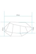 Lampa ogrodowa kamień DIAMOND S LED RGBW 16 kolorów 27 cm