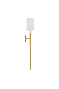 Lampa ścienna DAMA złota 92 cm