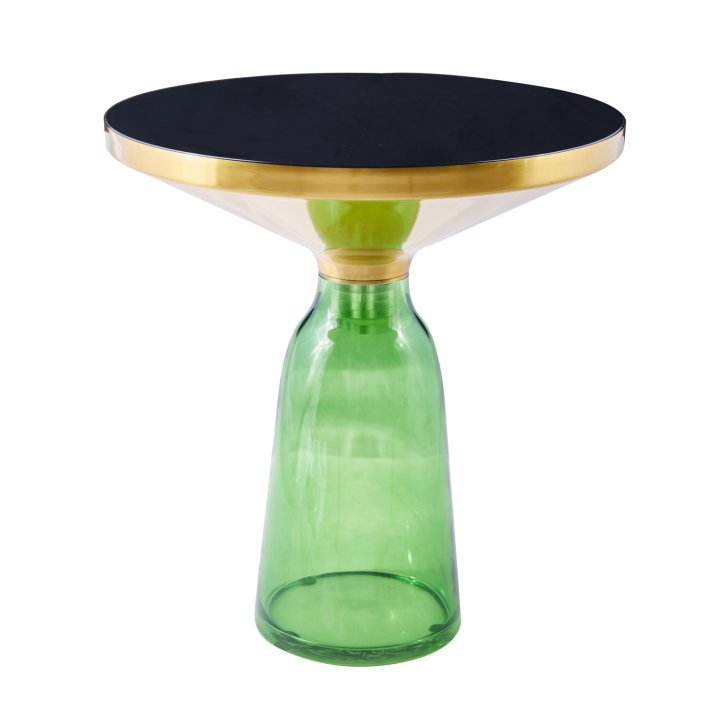 Stolik kawowy DOLCE zielono czarny 50 cm