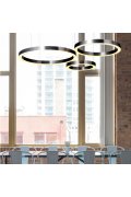 Lampa wisząca CIRCLE 40 LED nikiel szczotkowany 40 cm