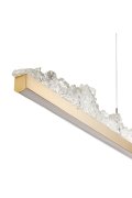 Lampa wisząca MONTANA LONG LED złota 125 cm