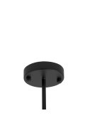 Lampa wisząca VENUS-2 czarna przydymiona 44 cm