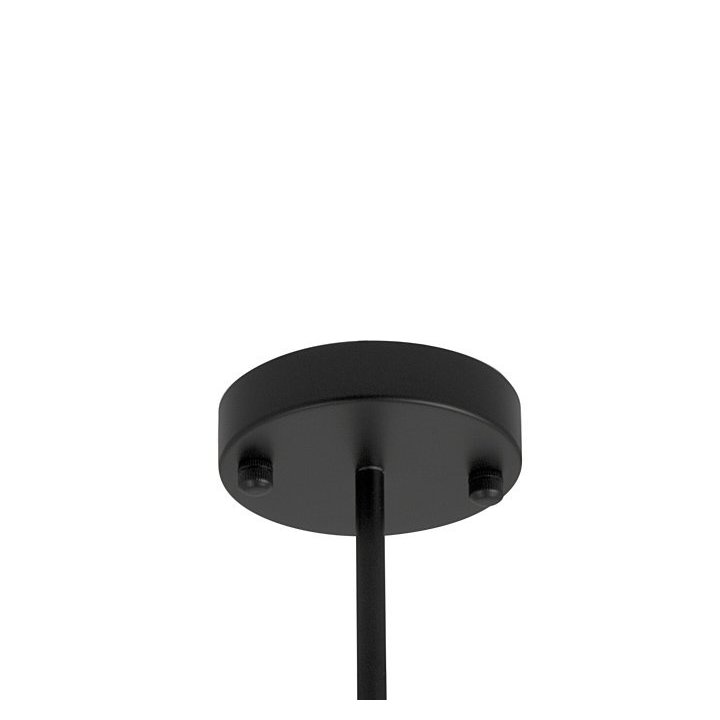 Lampa wisząca VENUS-2 czarna przydymiona 44 cm