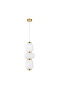 Lampa wisząca BRILLA-3 LED złota 23 cm