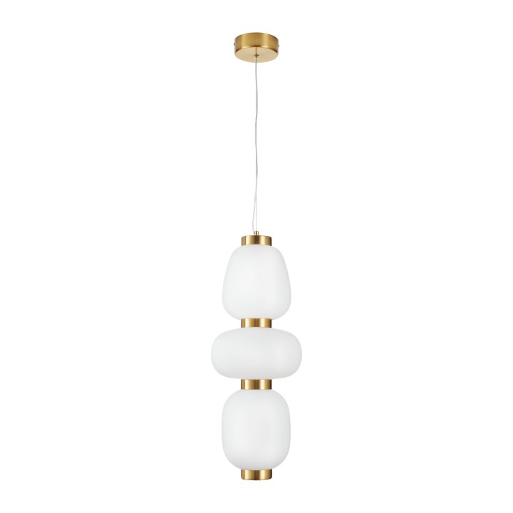 Lampa wisząca BRILLA-3 LED złota 23 cm
