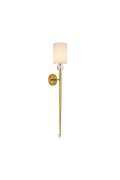 Lampa ścienna DAMA złota 92 cm