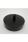 Lampa wisząca MODERN ORCHID-6 bursztynowo czarna 130 cm