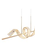 Lampa wisząca RITZ LED złota 150 cm