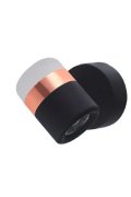 Lampa ścienna POCCO LED czarna 16 cm