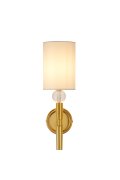 Lampa ścienna DAMA złota 92 cm