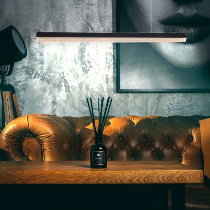Lampa wisząca LED ANABELLA czarna 120 cm - nowoczesna do salonu, jadalni i biura