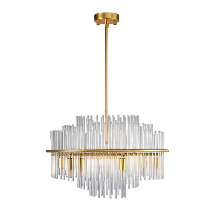 Lampa wisząca LUXORIA złota 50*35 cm