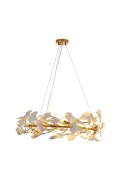 Lampa wisząca BOTANIKA złoto biała 80 cm