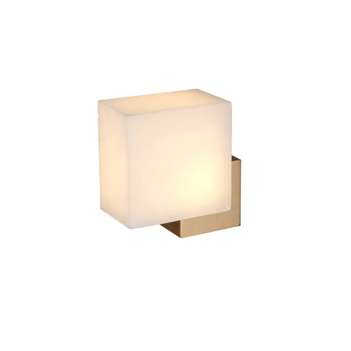 Lampa ścienna CUBO LED złota 18 cm