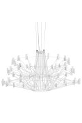Lampa wisząca MADAME L biała 100 cm