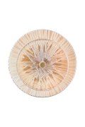 Lampa ścienna LUXIO LED bursztynowa 20 cm