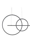 Lampa wisząca NEW AGE LED czarna 120 cm