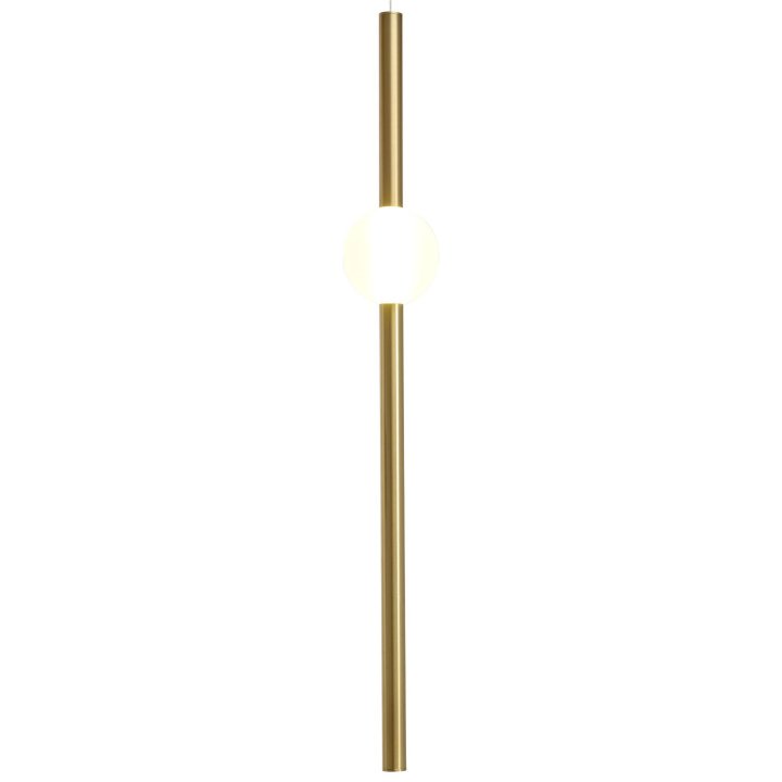 Lampa wisząca O-LINE LED 93 cm mosiądz