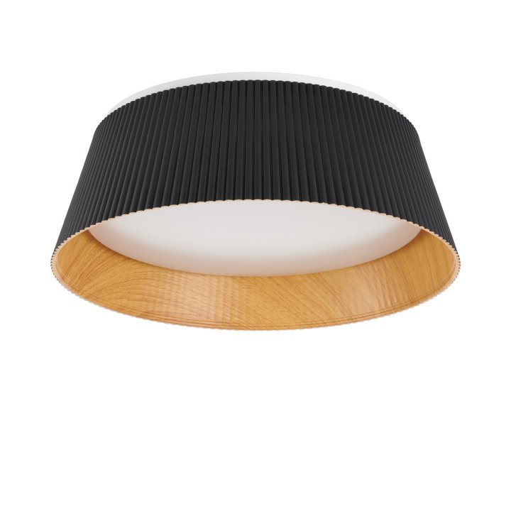 Plafon sufitowy FRILL LED czarny 45 cm