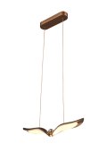 Lampa wisząca GUFO 1 LED różowe złoto 36 cm