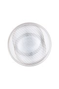 Lampa ścienna CARMELLO LED transparentna czarna 13,5 cm