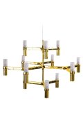 Lampa wisząca CANDLES-12A złota 75 cm