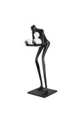 Lampa podłogowa WOMAN-2 BLACK czarna 190 cm