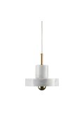 Lampa wisząca UNIVERSO marmurowo złota 18 cm