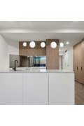 Lampa wisząca MILA czarna 140 cm