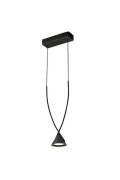 Lampa wisząca MIA LED czarna 15,5 cm