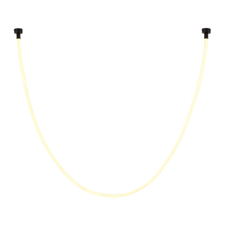 Lampa wisząca SNAKE LED wąż ledowy czarna 300 cm