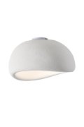 Plafon sufitowy STONE biały 50 cm