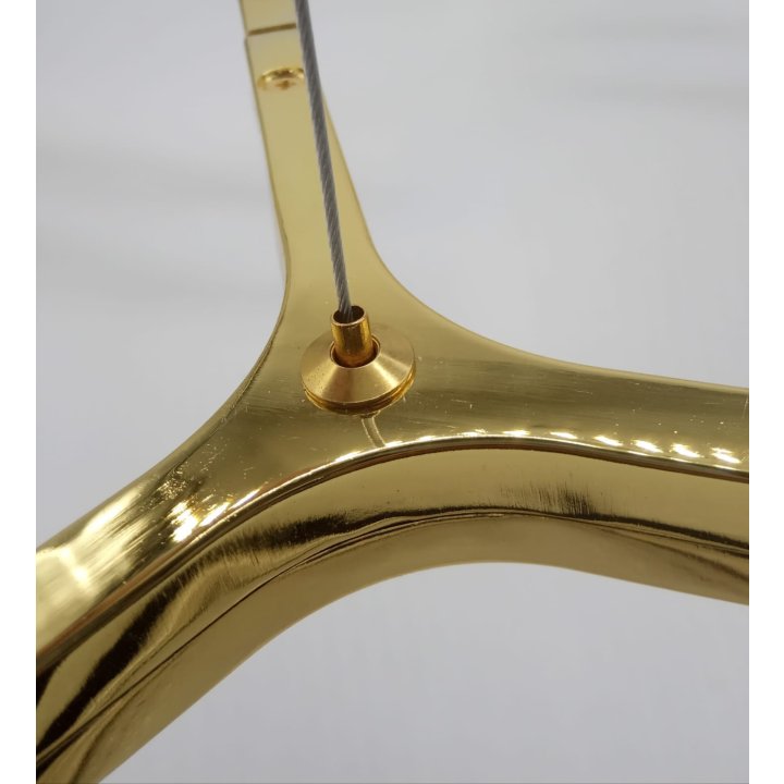 Lampa wisząca CANDLES-12B złota 106 cm