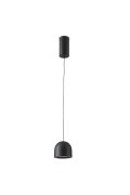 Lampa wisząca PETITE LED czarna matowa 10 cm
