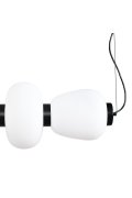 Lampa wisząca BRILLA-6 LED biało-czarna 125 cm