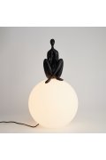 Lampa stołowa WOMAN-3 czarna 35 cm
