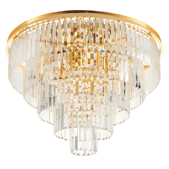 Plafon sufitowy SPLENDORE złoty 80 cm