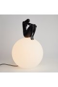 Lampa stołowa WOMAN-2 czarna 35 cm