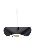 Lampa wisząca ENIGMA LED czarno złota 60 cm
