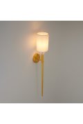 Lampa ścienna DAMA złota 92 cm