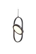 Lampa wisząca ELIPSE MINI LED czarna 32 cm
