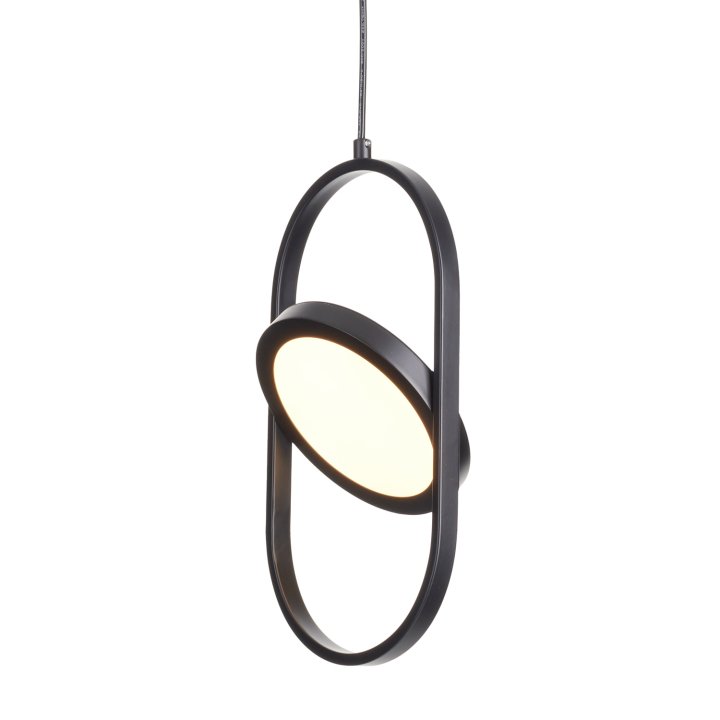 Lampa wisząca ELIPSE MINI LED czarna 32 cm